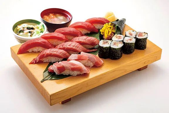 最強天然本まぐろセット Fresh Wild Bluefin Tuna Sushi Combo