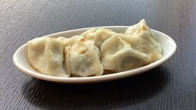 ニラ玉子海老の水餃子