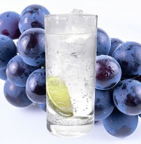 巨峰のジントニック