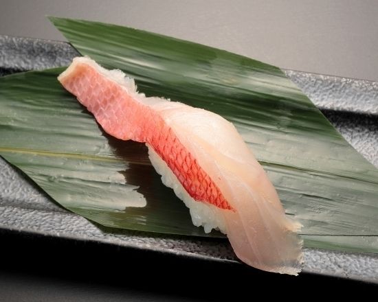 江戸前金目鯛湯霜仕立て Red Bream Yushimo Tsukuri Style