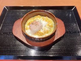 明太ポテトグラタン温玉乗せ