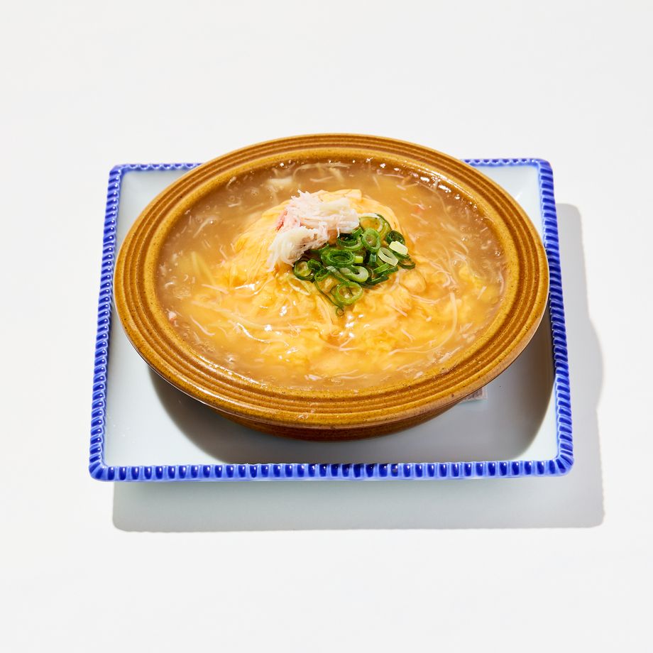 上海蟹のふわとろ土鍋天津飯