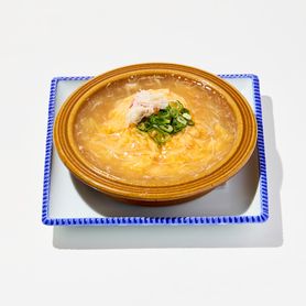 上海蟹のふわとろ土鍋天津飯