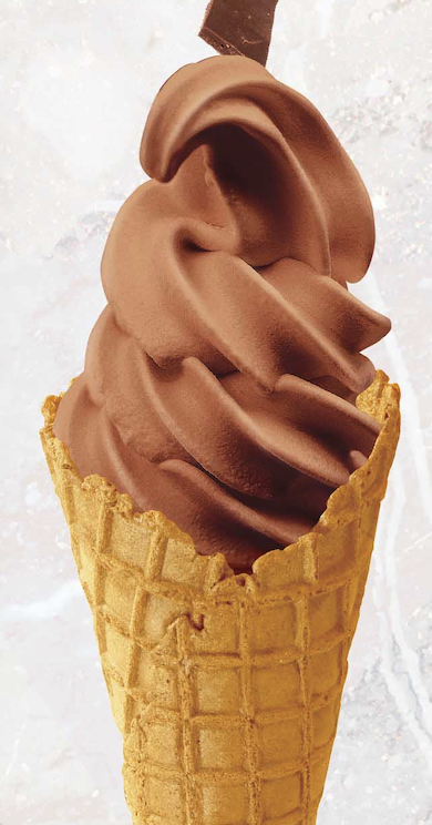 プレミアムチョコレート　ソフトクリーム