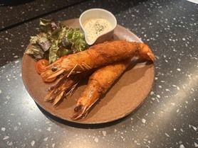 有頭エビフライ