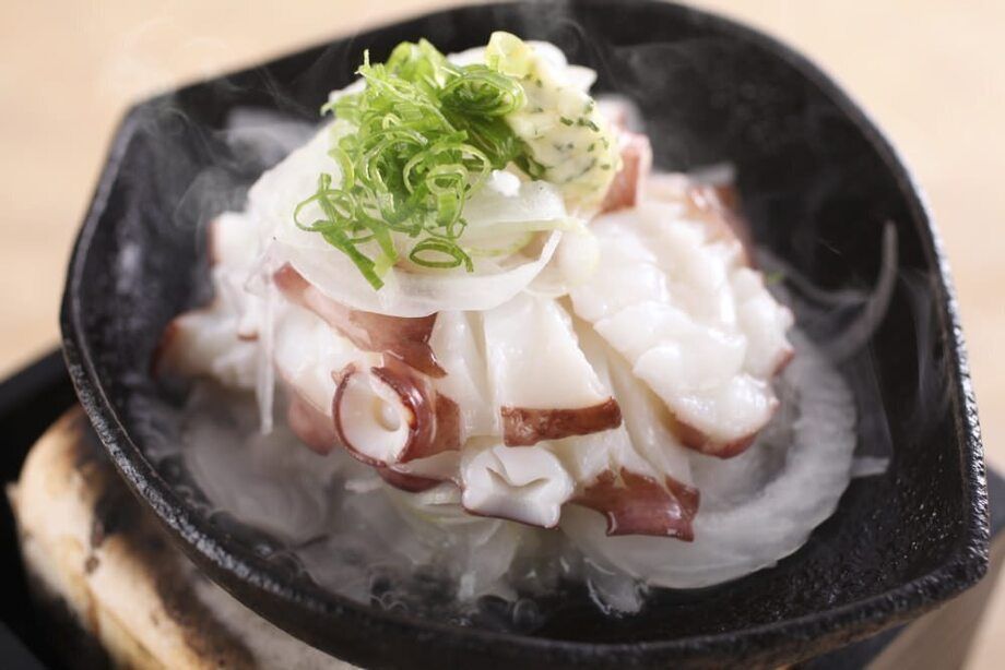 活たこガーリック鉄板