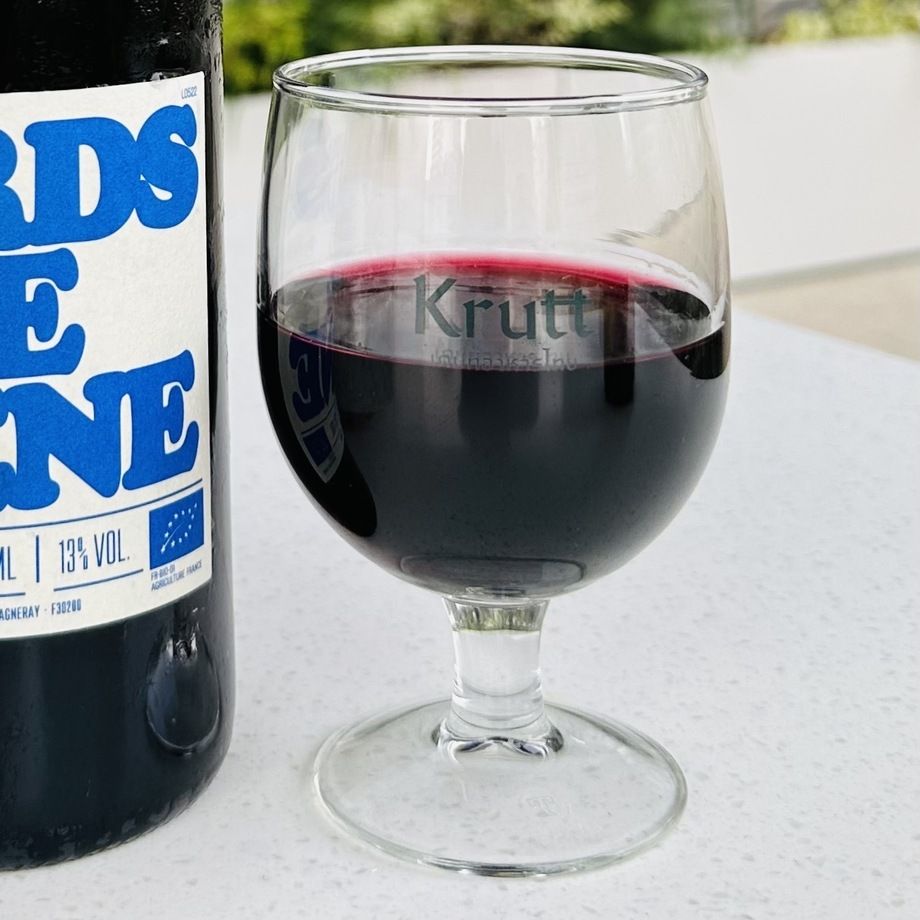 ナチュラルワイングラス　赤　120ml（680）