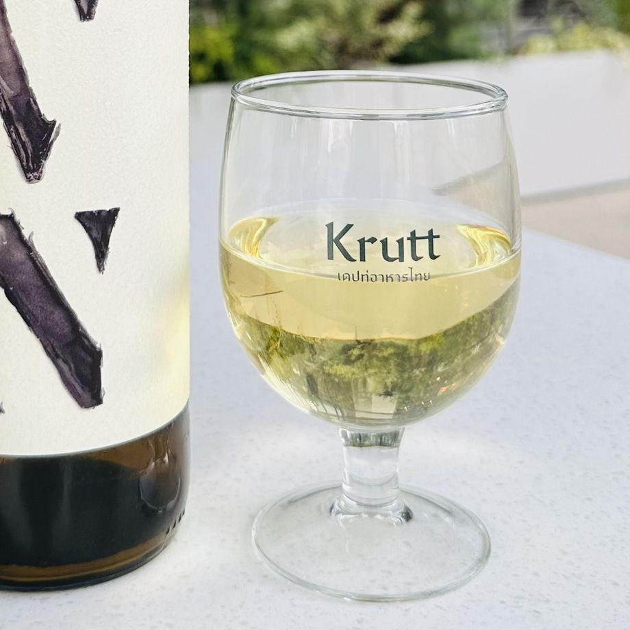 ナチュラルワイングラス　白　120ml（680）