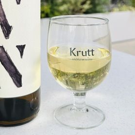 ナチュラルワイングラス　白