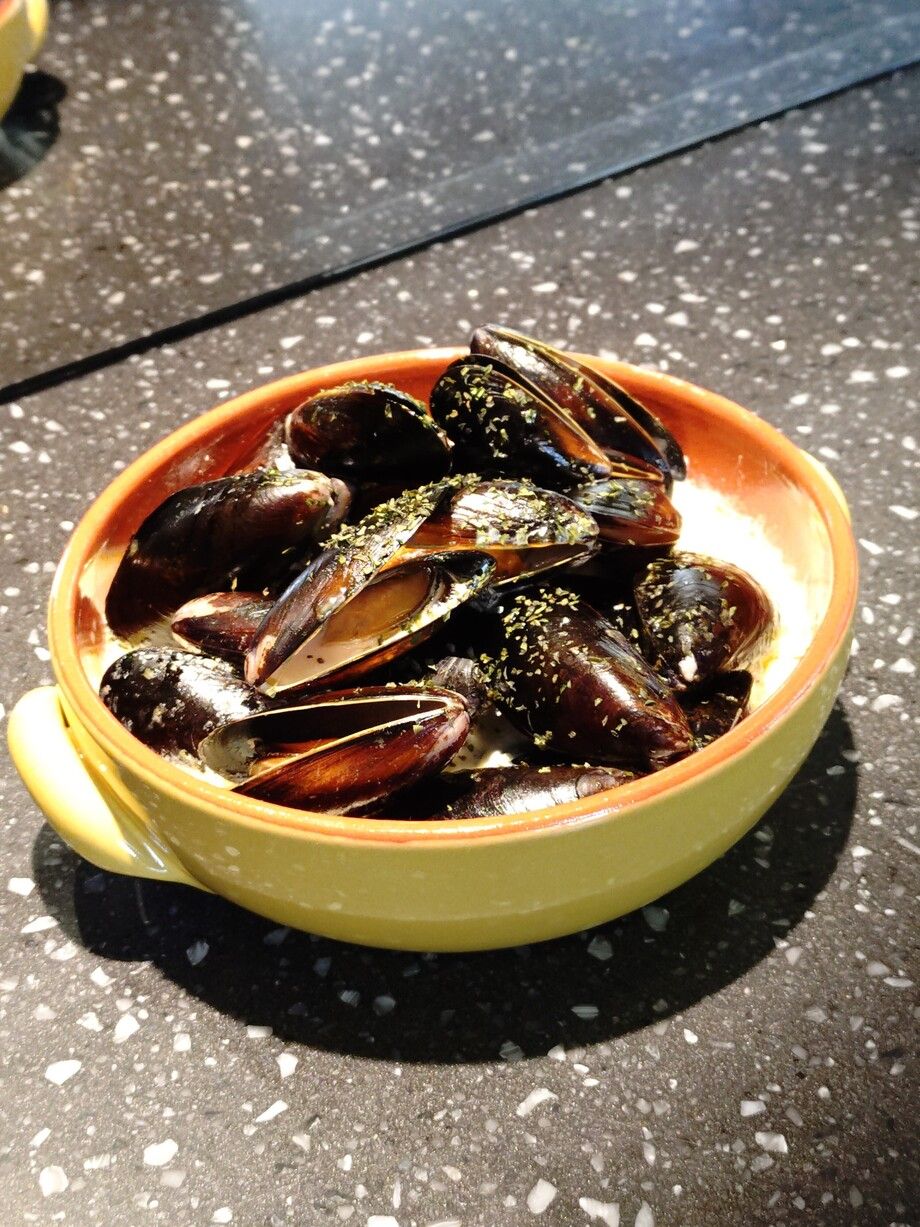 ムール貝のミルク煮
