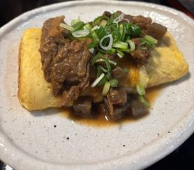 牛すじと玉子焼きの定食