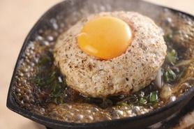 地鶏のつくね鉄板 