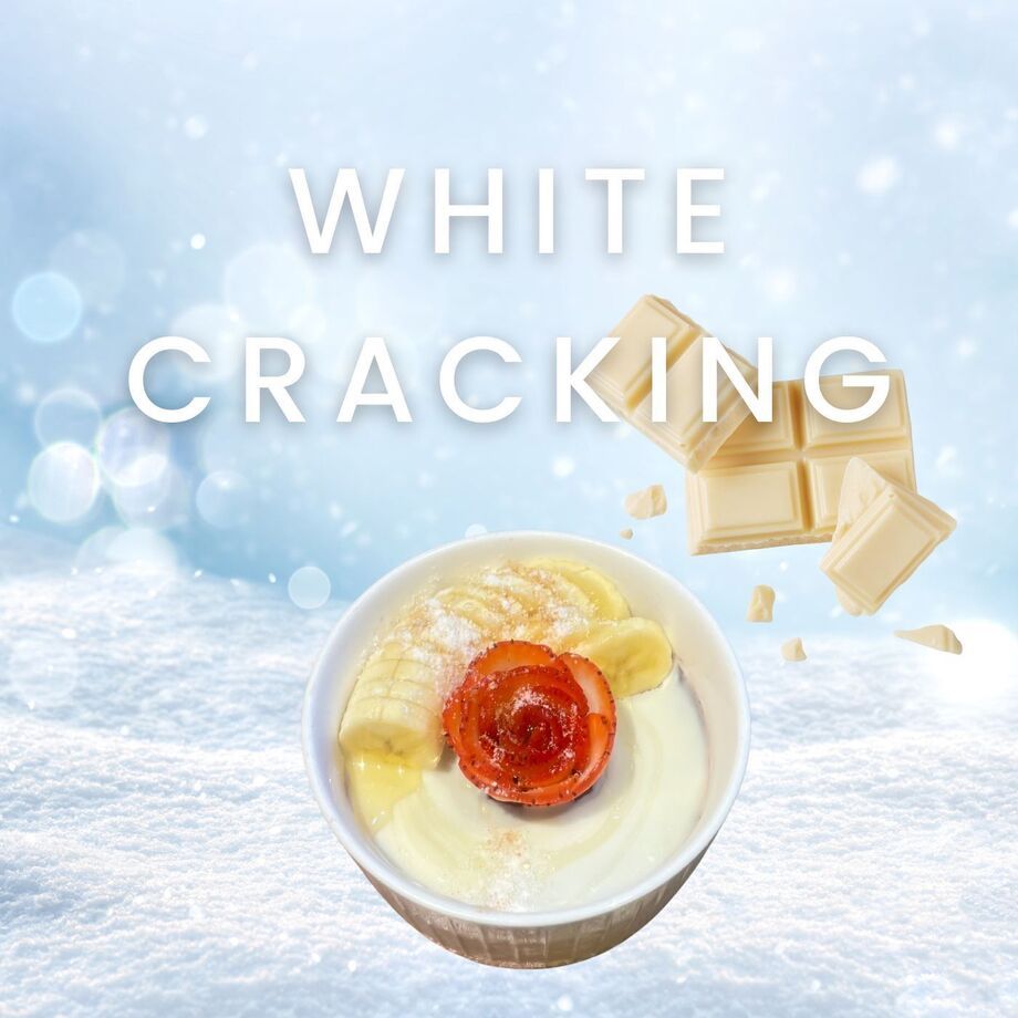 【冬の新作】ホワイトクラッキングアサイーボウル