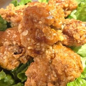 自家製甘酸っぱ油淋鶏