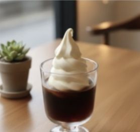 コーヒーゼリーソフト