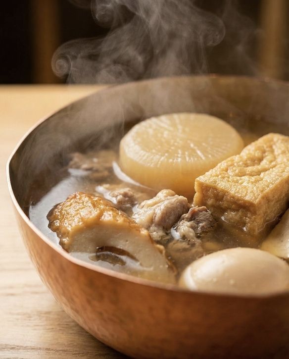 黄金出汁の熱々おでん