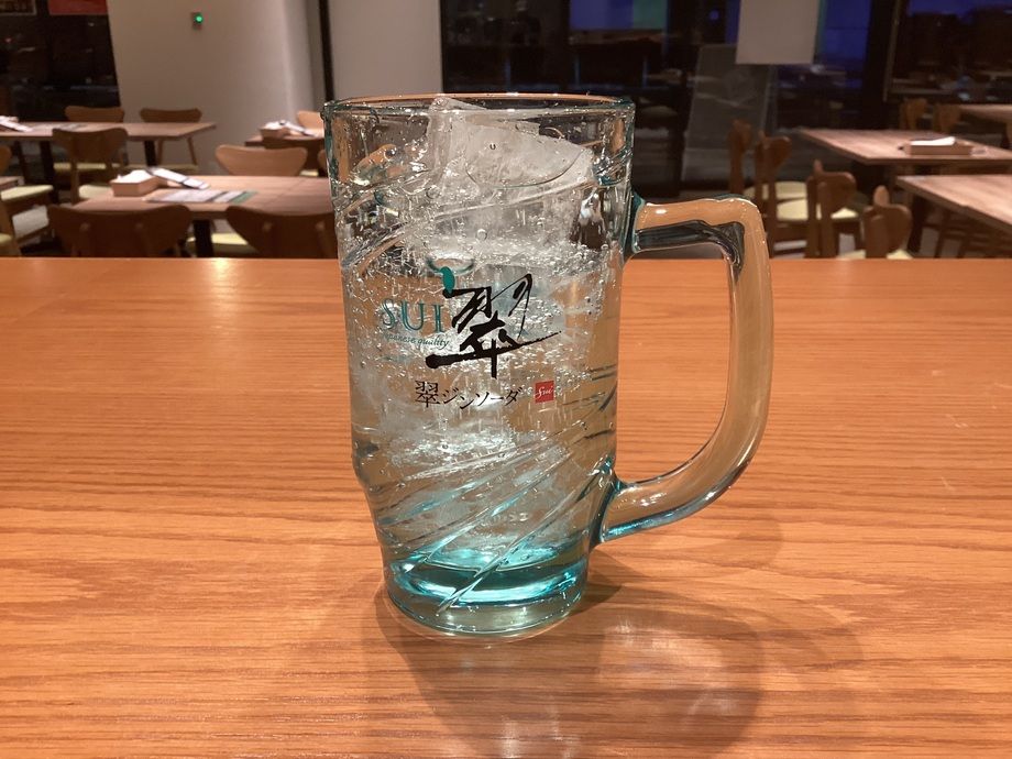 期間限定翠ジンソーダ！