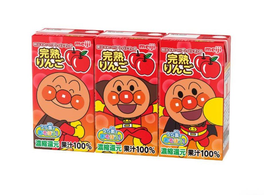 キッズドリンク　アンパンマン100％りんごジュース