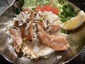 【肉丼ランチ】うま塩豚トロ丼！