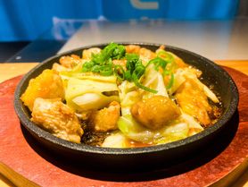 熱々！地鶏の鉄板焼き(県産鶏)