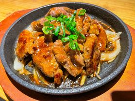 黒豚ハラミ鉄板焼き