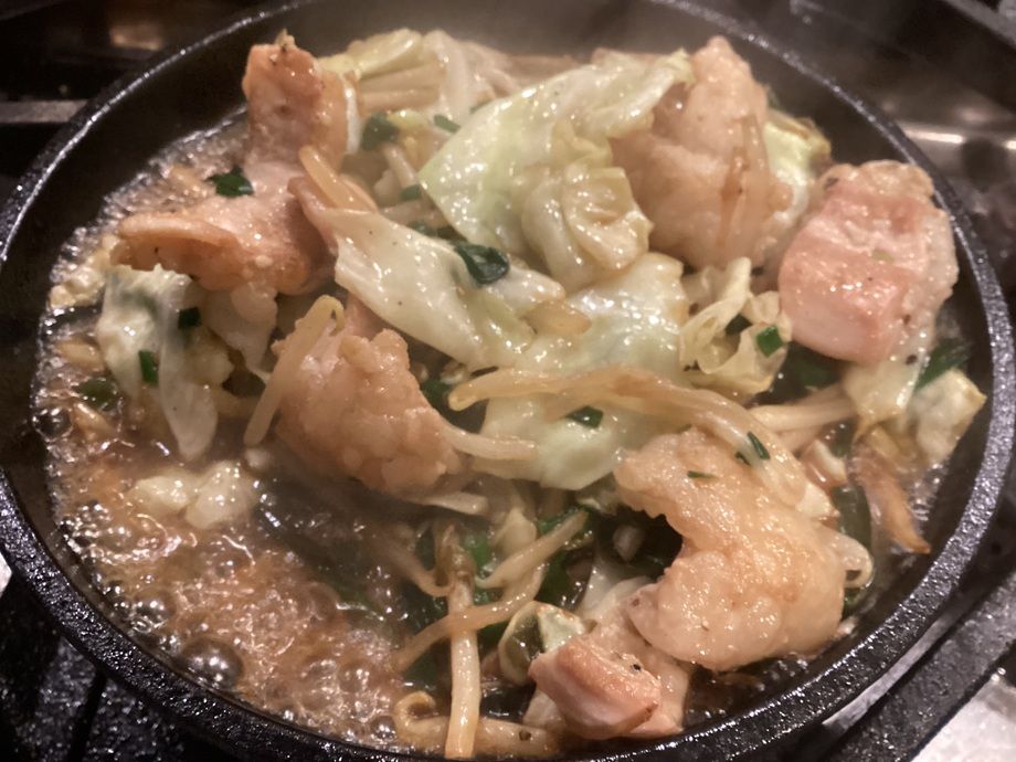 【しまちょうだよ！】牛モツ炒め