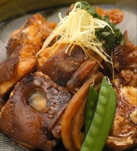 真鯛のカブトあら煮 