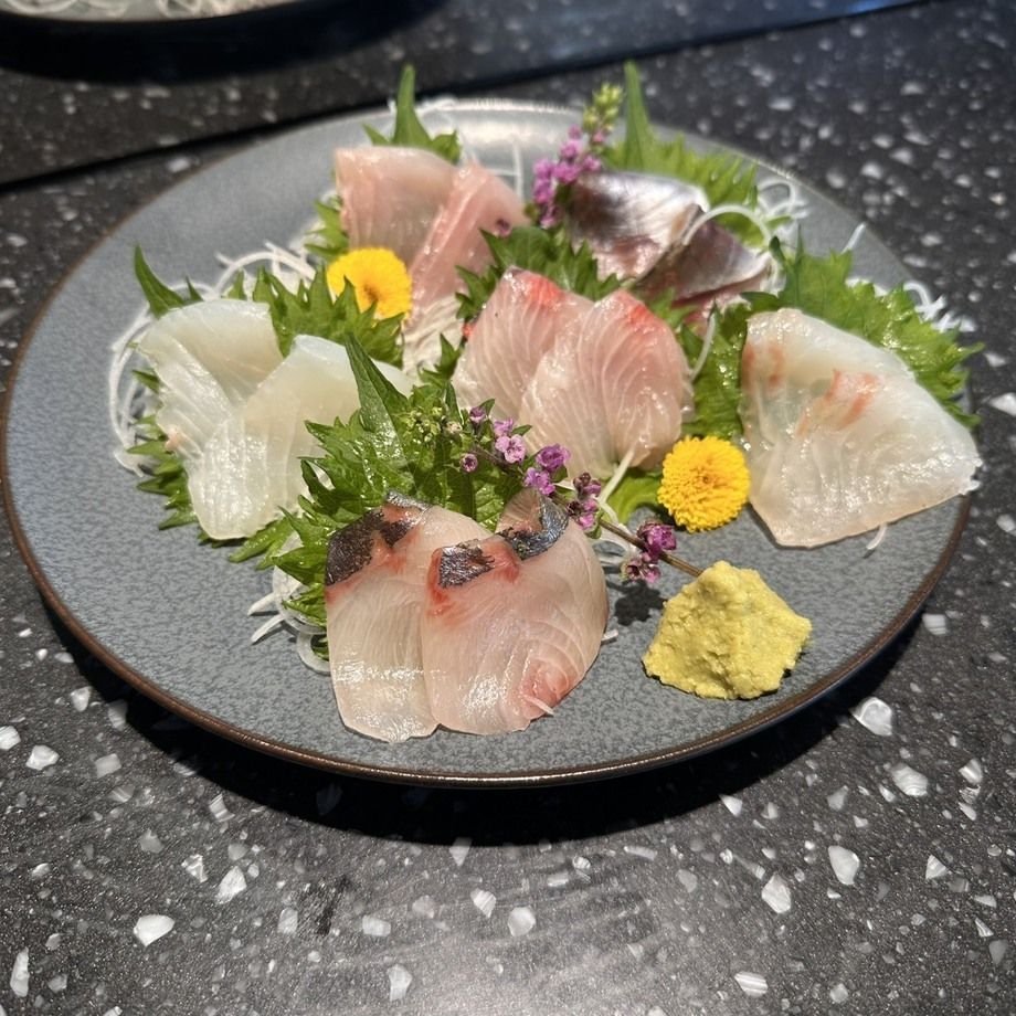 本日の鮮魚　刺身六点盛り
