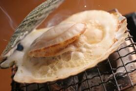 活帆立のバター焼