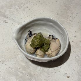 牡蠣茎わさび