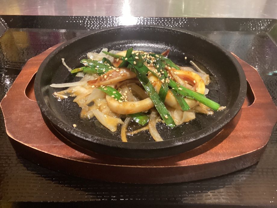 【韓国風!】イカの韓国風炒め