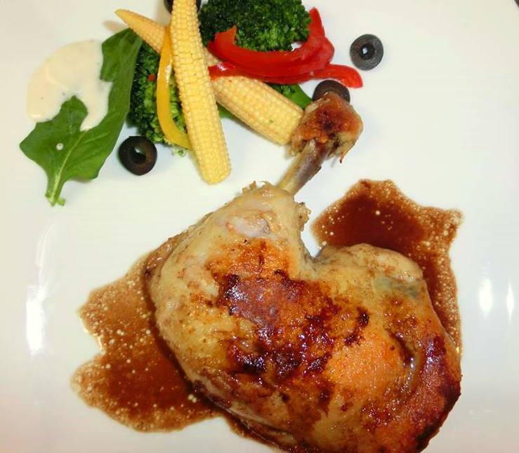 鶏もも肉のコンフィー