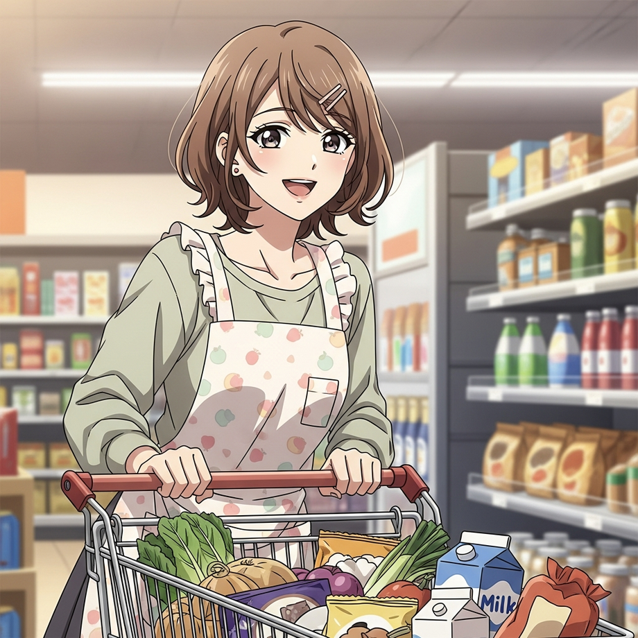 スーパーのチラシ配置（0円）