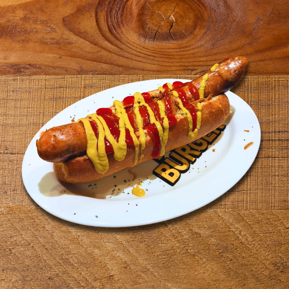 【ランチ限定価格】ビール屋のチョリソードッグ