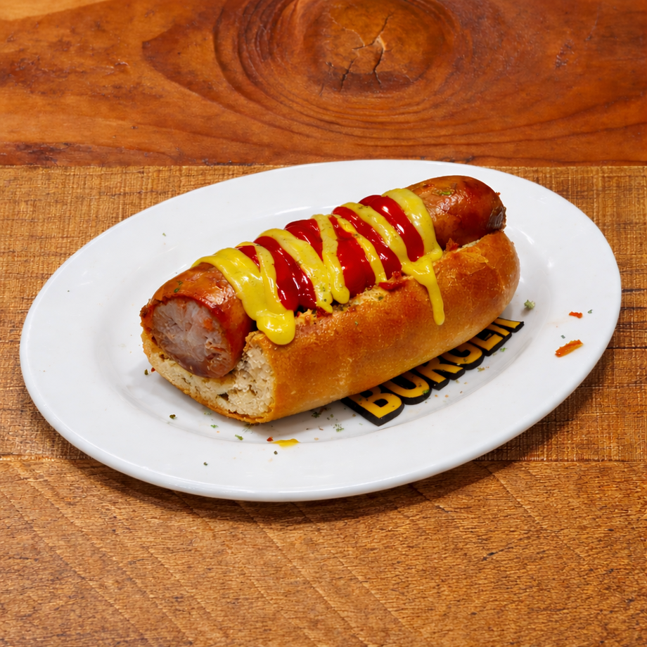 ビール屋のチョリソードッグ（ハーフ）