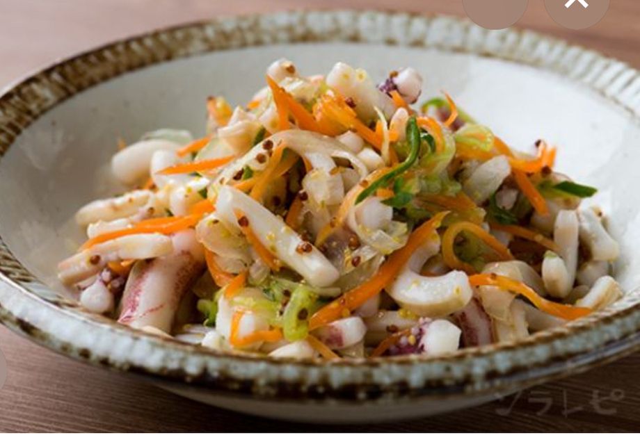 スルメイカのマリネ