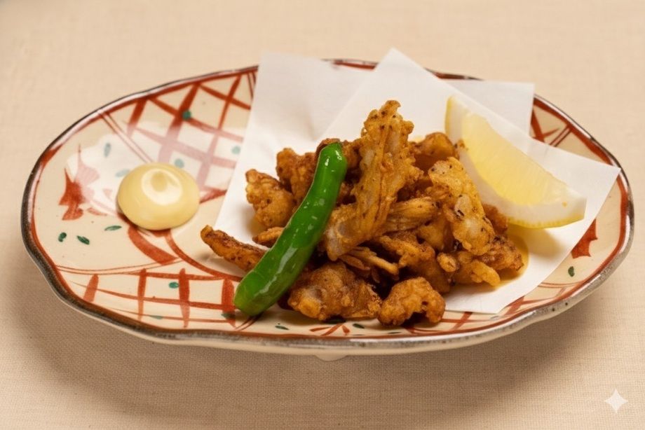 肉付きヤゲン軟骨のスパイシー揚げ（880）