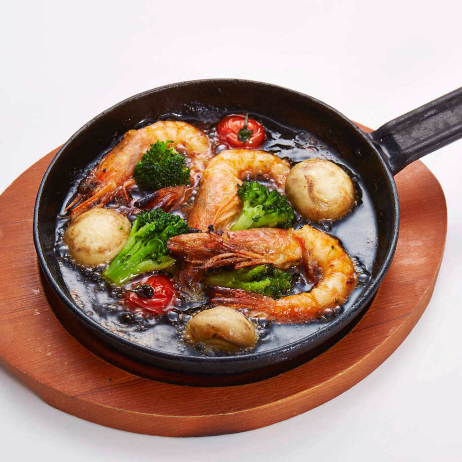 天使エビのアヒージョ