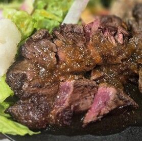 単品　厳選バベット（ハラミ）のステーキオニオン卸しソース