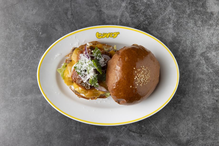 ラムチーズバーガー【ダブル】　Lamb Cheese Burger double