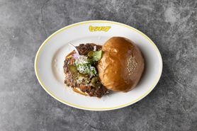 ラムハラペーニョバーガー【ダブル】　Lamb Jalapeno Burger Double