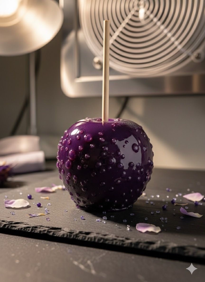 【数量限定】りんご飴(丸ごと:サンフレッチェ広島カラー)