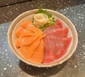 まぐろサーモン丼