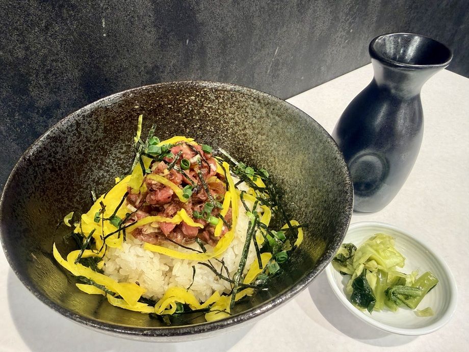 Weeklyメニュー‼️牛なめろうひつまぶし風🐮