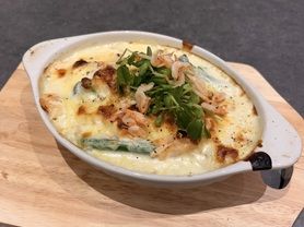 桜えびと春野菜のぐるぐるグラタン(単品)