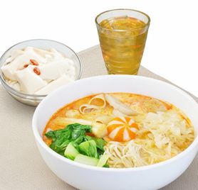 【週末限定】本場具材の麻辣湯＆台湾黒蜜豆花＆ドリンクセット