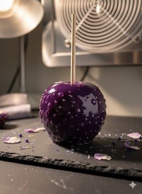 【テイクアウト】【数量限定】りんご飴(丸ごと:サンフレッチェ広島カラー)