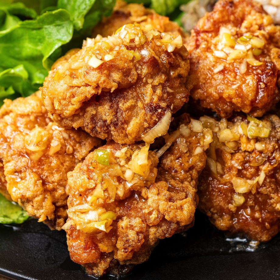 自家製甘酸っぱ油淋鶏