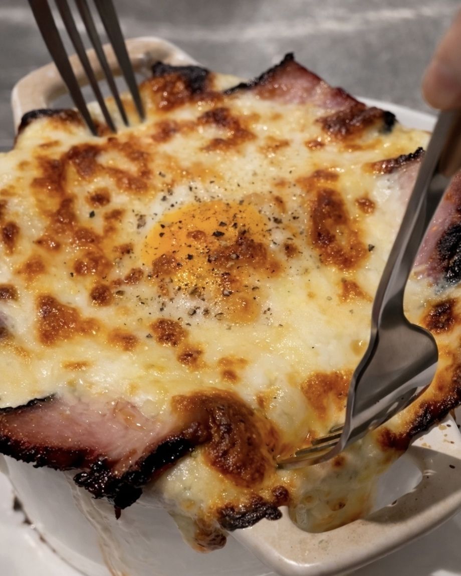 厚切りベーコンボルケーノパスタ