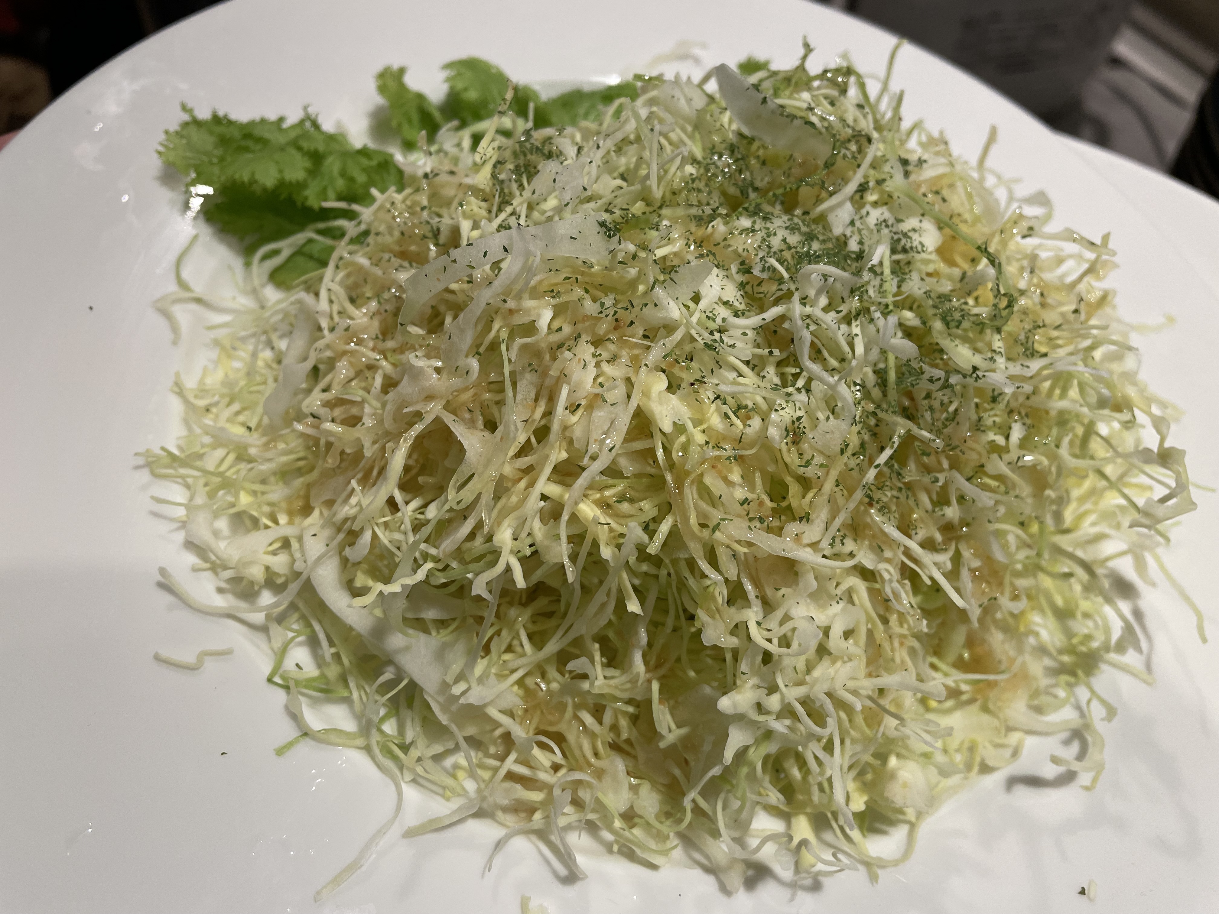 🉐山盛りのキャベツ千切り🥬